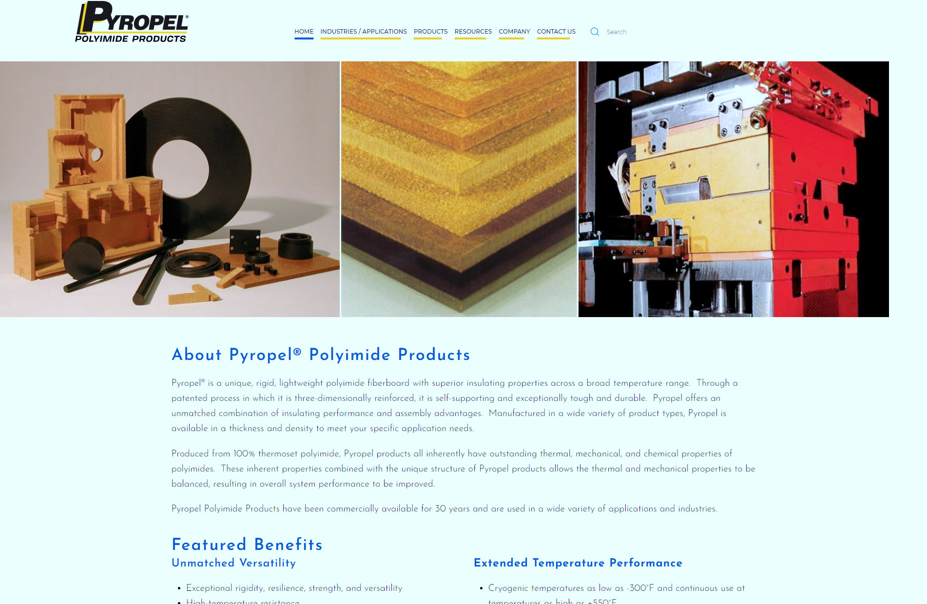 Pyropel® Polyimide Products
